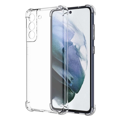 Изображение Evelatus Samsung Galaxy S21 FE Military Shockproof Silicone Case TPU Transparent