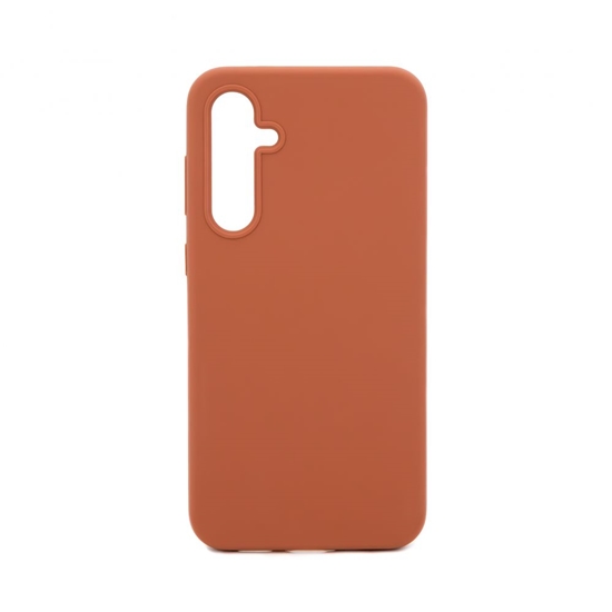 Изображение Evelatus Samsung Galaxy S23 FE Premium Soft Touch Silicone Case Saddle Brown