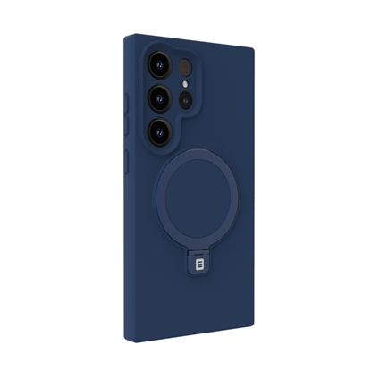 Изображение Evelatus Samsung Galaxy S25 Ultra Premium Magnetic with Stand Soft Touch Silicone Case Midnight Blue
