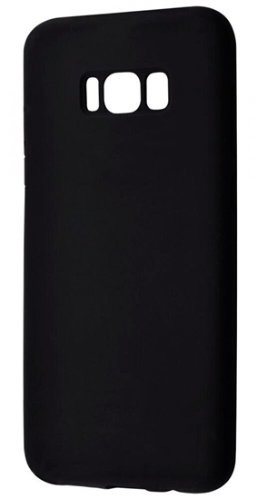 Picture of Evelatus Samsung Galaxy S8 Plus Nano Silicone Case Soft Touch TPU Black