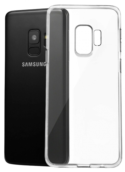 Picture of Evelatus Samsung Galaxy S9 Clear Silicone Case 1.5mm TPU Transparent