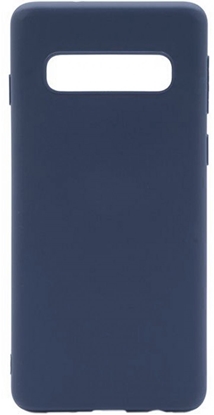 Изображение Evelatus Samsung S10 Soft Premium Soft Touch Silicone Case Midnight Blue