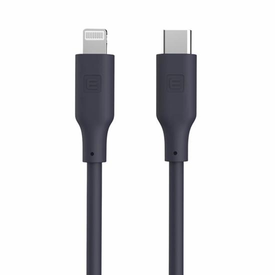 Изображение Evelatus Evelatus USB C to Lightning Silicone Cable 1.2M (MFI10CL) 60W / 20V3A Blue