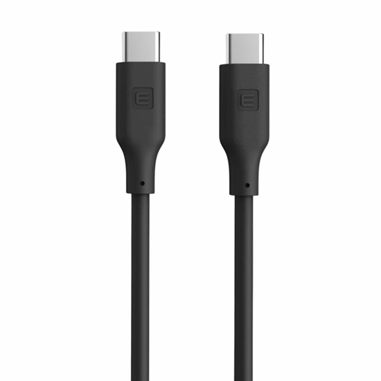 Изображение Evelatus Evelatus USB C to USB C Silicone Cable 1.2M 60W / 20V3A Black