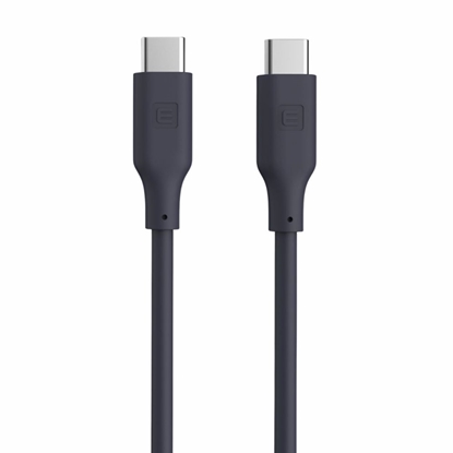 Изображение Evelatus Evelatus USB C to USB C Silicone Cable 1.2M 60W / 20V3A Blue