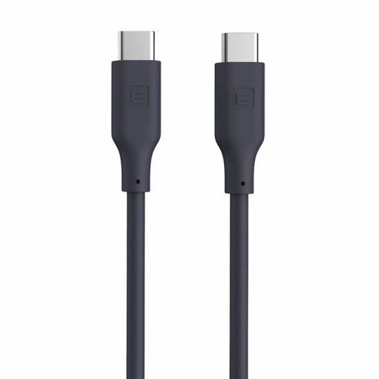 Picture of Evelatus Evelatus USB C to USB C Silicone Cable 1.2M 60W / 20V3A Blue
