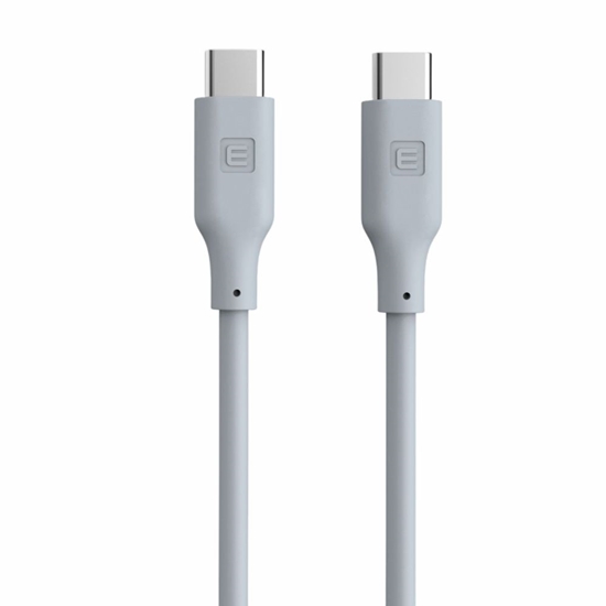 Изображение Evelatus Evelatus USB C to USB C Silicone Cable 1.2M 60W / 20V3A White