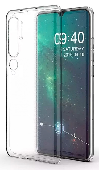 Изображение Evelatus Xiaomi Mi Note 10 / Mi Note 10 Pro Clear Silicone Case 1.5mm TPU Transparent