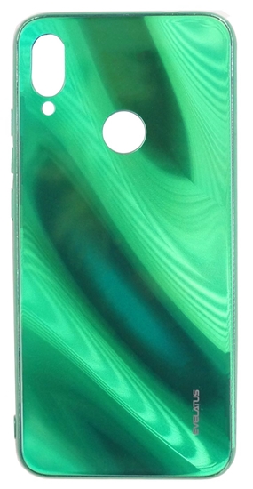Изображение Evelatus Xiaomi Note 7 Water Ripple Full Color Electroplating Tempered Glass Case Green
