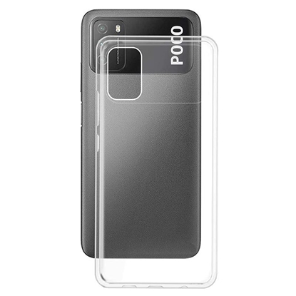 Изображение Evelatus Xiaomi POCO M3 Clear Silicone Case 1.5mm TPU Transparent