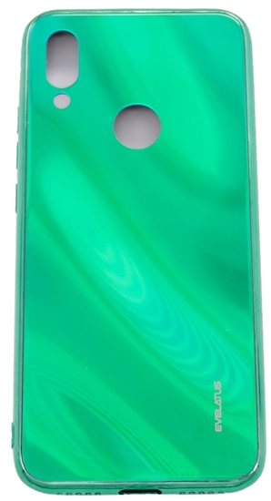 Picture of Evelatus Xiaomi Redmi 7 Water Ripple Full Color Electroplating Tempered Glass Case Green