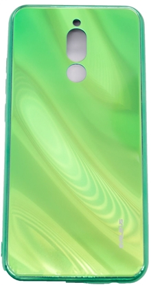 Изображение Evelatus Xiaomi Redmi 8 Water Ripple Full Color Electroplating Tempered Glass Green