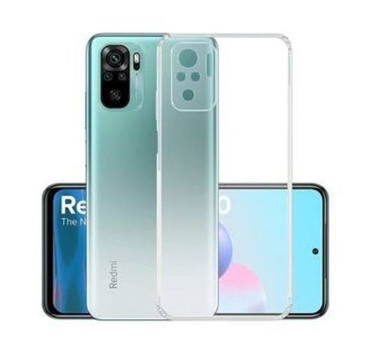 Изображение Evelatus Xiaomi Redmi Note 10/10S/Poco M5s Military Shockproof Silicone Case TPU Transparent