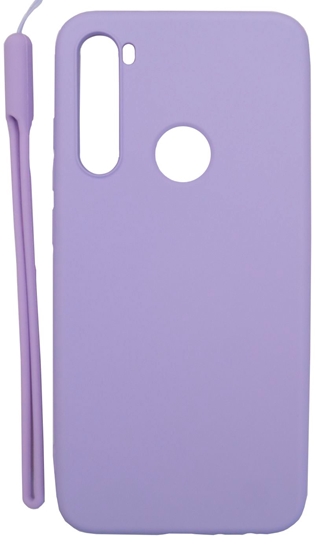 Изображение Evelatus Xiaomi Xiaomi Redmi Note 8 / Redmi Note 8 2021 Soft Touch Silicone Case with Strap Purple