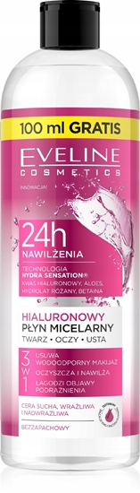 Изображение EVELINE Hydra Sensation Hialuronowy pyn micelarny nawilajcy 3w1 500 ml