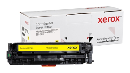 Изображение Everyday (TM) Yellow Toner by Xerox compatible with HP 305A (CE412A)