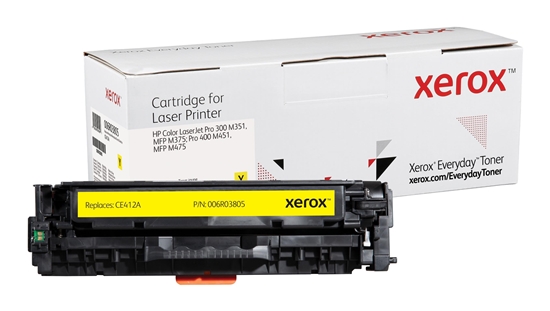 Изображение Everyday (TM) Yellow Toner by Xerox compatible with HP 305A (CE412A)