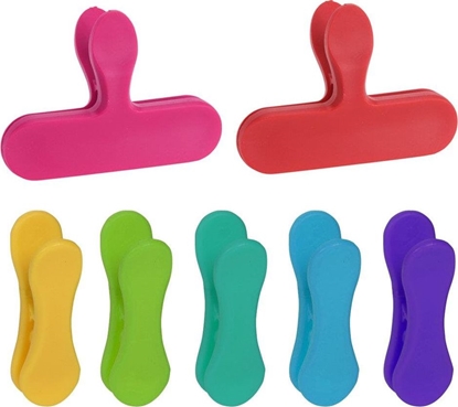 Изображение Excellent Houseware Klipsy do zamykania opakowa ywnoci torebek 7szt uniwersalny