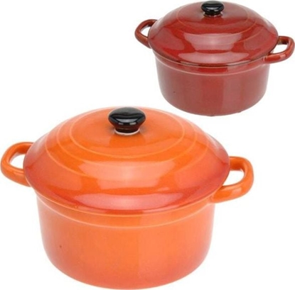 Picture of Excellent Houseware Kokilka PORCELANOWA z pokrywk naczynie aroodporne do zapiekania 300 ml