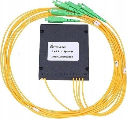 Attēls no ExtraLink EXTRALINK 1:4 PLC SPLITTER NO CONNECTOR 2.0MM 1.5M G657A ABS MODULE