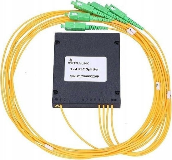Picture of ExtraLink EXTRALINK 1:4 PLC SPLITTER NO CONNECTOR 2.0MM 1.5M G657A ABS MODULE