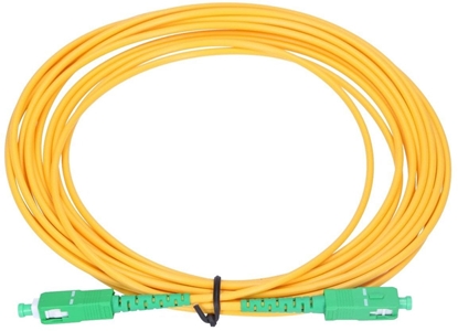 Attēls no Extralink Patchcord SC/APC-SC/APC Jednomodowy, Simplex, G.657A2, 3mm, 3m