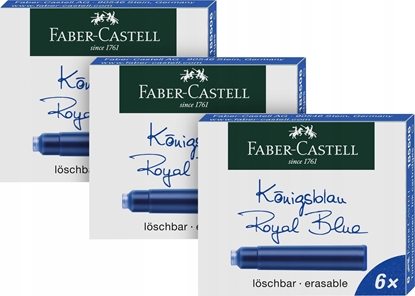Attēls no Faber-Castell 201621 wkad do dugopisu Niebieski 18 szt.