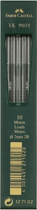 Attēls no Faber-Castell FABER-CASTELL Fallmine TK 9071 2B 2 mm 10St.
