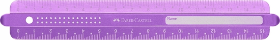 Изображение Faber-Castell Linijka Sparkle 15cm mix FABER CASTELL