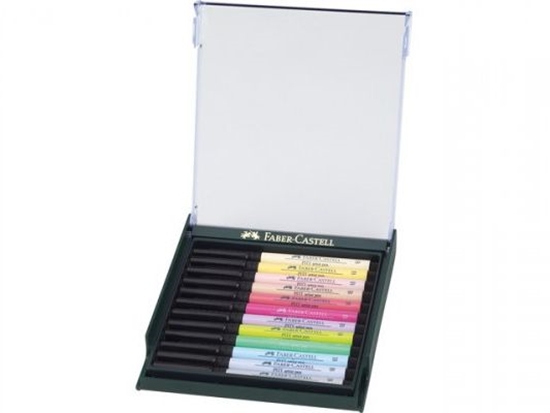 Picture of Faber-Castell Pitt Artist Pen Brush Zestaw 12 Kol. Pastel Faber-Castell (267420 FC)