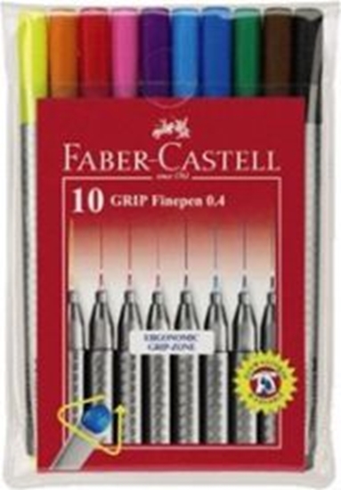 Picture of Faber-Castell Zestaw cienkopisów Grip, 10 sztuk