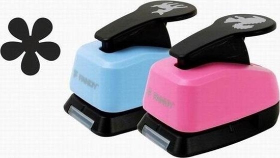 Изображение FANDY Dziurkacz ozdobny 25mm kwiatek MIX