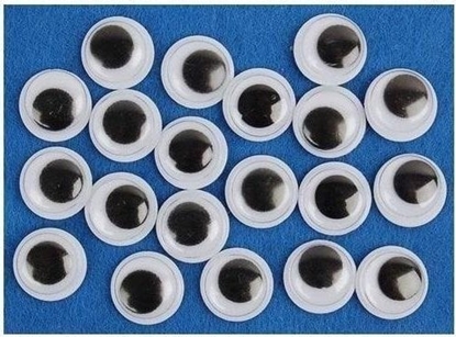 Attēls no FANDY Ruchome oczka owal 20mm 12szt