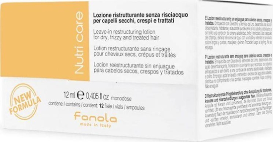Picture of Fanola FANOLA_Nourishing Leave-In Restructing Lotion odywczy balsam do wosów suchych i znisczonych w ampukach 12x12ml