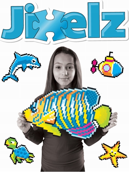 Изображение Fat Brain Toys Puzzelki pixelki Jixelz 1500 elem. - W morzu