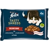 Picture of FELIX Tasty Shreds with beef and chicken - 4x 80g