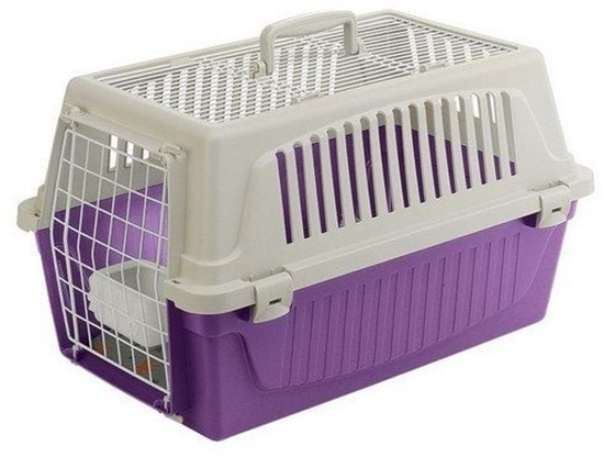 Picture of Ferplast Atlas 20 Open - transporter z otwieranym sufitem beowo-niebieski