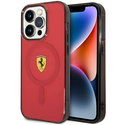 Picture of Ferrari FEHMP14LURKR iPhone 14 Pro 6,1" czerwony|r