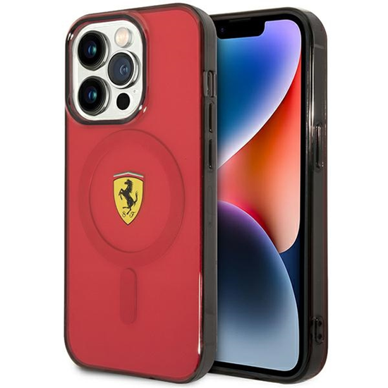 Picture of Ferrari FEHMP14LURKR iPhone 14 Pro 6,1" czerwony|r