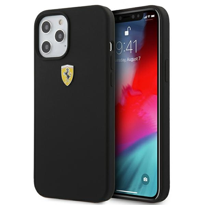 Attēls no Ferrari FESSIHCP12LBK iPhone 12 Pro Max 6,7" czarn