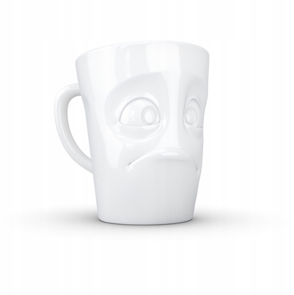 Attēls no FIFTYEIGHT Henkelbecher 350ml - Verdutzt weiß