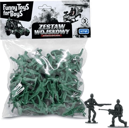 Attēls no Figurka Artyk Zestaw wojskowy 68 elementów (60691)