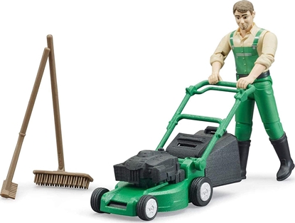 Attēls no Figurka Bruder bworld Ogrodnik z kosiark - 62103
