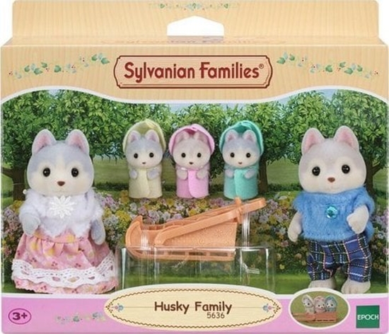 Picture of Figurka Epoch Sylvanian Families Rodzina piesków Husky (5636)