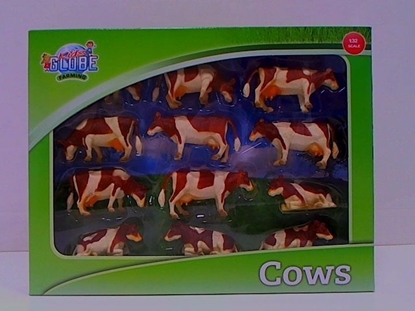 Picture of Figurka Hipo Krowy brzowo-biae 12 sztuk