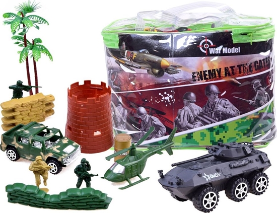 Picture of Figurka Jokomisiada Duy zestaw Wojsko - onierzyki, czogi, bro (ZA2672)