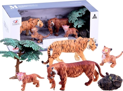 Picture of Figurka Jokomisiada Zestaw zwierzt Safari - Tygrys 4szt (ZA2990 A)