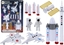 Attēls no Figurka LeanToys Zestaw Figurek Kosmicznych Astronauci Rakiety 11El