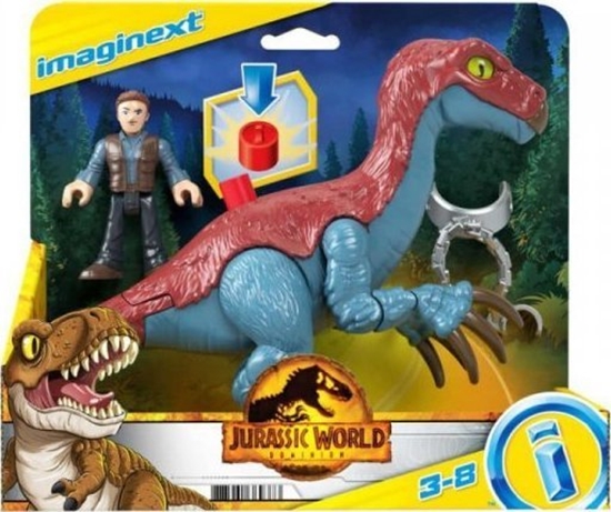 Изображение Figurka Mattel Fisher-Price Jurassic World Imaginext Dinozaur Slashe GVV63 MATTEL