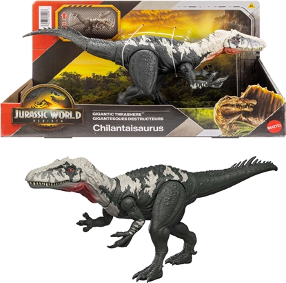 Attēls no Figurka Mattel Jurassic World Rebirth Gigantyczny atak Czilantajzaur (JGB95)